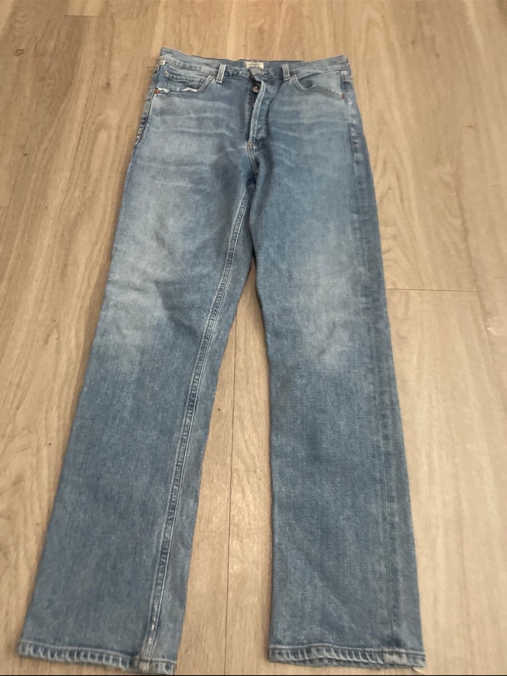 Citizens Of Humanity Light Blue Straight-Leg Jeans